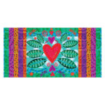 ALFOMBRA VINÍLICA 70 x 140 CORAZÓN DÍA