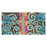 ALFOMBRA VINÍLICA 70 x 140 TEXTURA FLORES