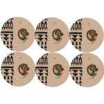 6 individuales mona brotes - Imagen 2