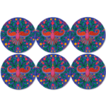 6 INDIVIDUALES PÁJARO SOLES - Imagen 2