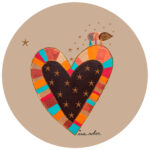 6 INDIVIDUALES CORAZÓN PATAGONIA