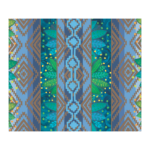 ALFOMBRA VINÍLICA 140 X 160 ARAUCANÍA CELESTE