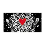 Alfombra Corazon Rojo B&N 70x140