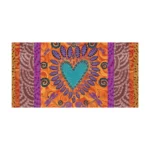 Alfombra Corazon Tierra 70x140