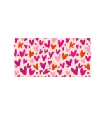 Alfombra Corazones Rosa 70 x 140