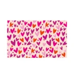 Alfombra Corazones Rosa 140 x 220