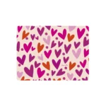 Set 4 Individuales Corazones Rosa 42 x 32 cm
