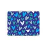 Set 4 Individuales Corazones Azules 42 x 32 cm