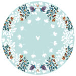 Set 6 Platobase Colibrí 37 cm